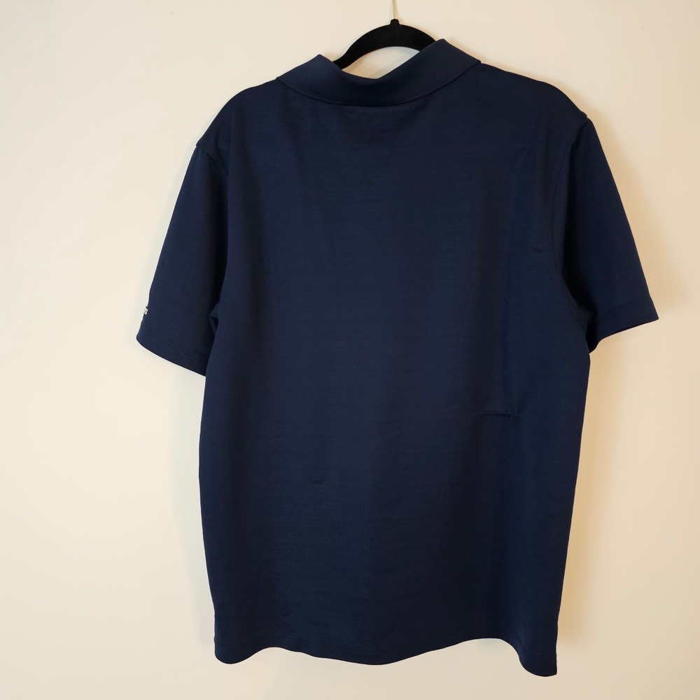 Adidas ClimaLite Michigan Wolverines Polo Shirt Mens Athletic Apparel - Picture 2 of 6